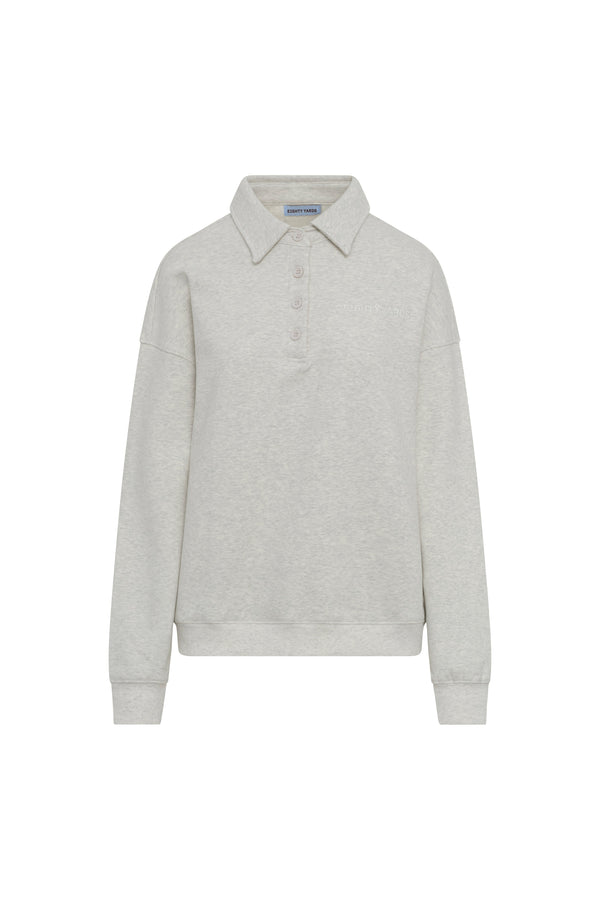 Light gray sweater on a white background